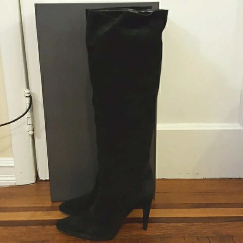7 For All Mankind Isis suede boots